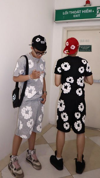  Denim Tears t-shirt shorts  #DenimTears_W2C 