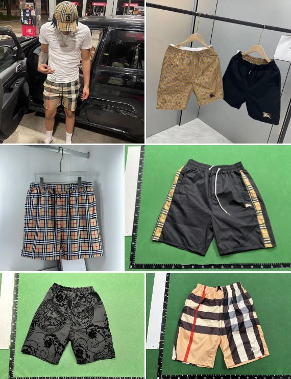 BURBERRY/Loewe/LV/GUCCI/Versace/Moncler shorts/short pants collection