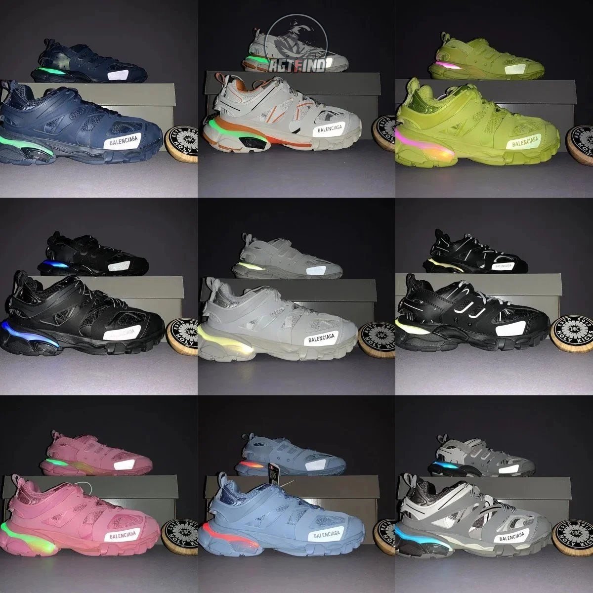 Balenciaga runner+Track Led shoes