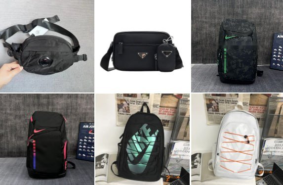 Prada genuine leather bag/company Lens Crossbody Bag/nike backpack/bape bag